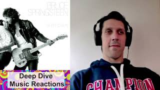 Meeting Across the River by Bruce Springsteen Born To Run Reaction [upl. by Dorca]