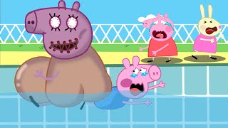 Zombie Apocalypse What happened to Mummy Pig ZOMBIE  Peppa Pig Funny Animation [upl. by Peale717]