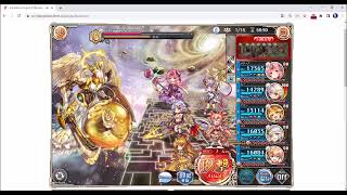 Kamihime Project R JP ver  Testing New Light Elaborate Team [upl. by Einnod792]