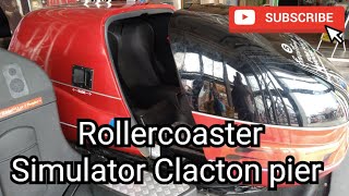 Rollercoaster Simulator Clacton pier [upl. by Westley]