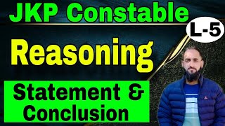 Lec05 Reasoning Statement amp Conclusion Syllogism or Ven Diagram JKP CONSTABLE [upl. by Ahsinak]