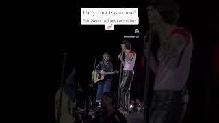 Hows your head Never had any complaints Harry Styles dirtymind harrystyles fan harries [upl. by Enirok]