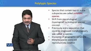 Polytypic species  Principles of Systematics  ZOO511TTopic184 [upl. by Avlis]