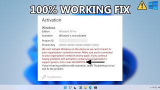 We cant activate Windows on this device as we cant connect to your organization activation server [upl. by Habas]