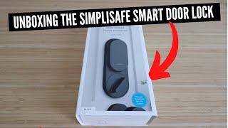 Unboxing The Simplisafe Security System Door Lock [upl. by Inalaehon732]