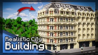 How to Make a REALISTIC City Building in Minecraft Tutorial [upl. by Lemmor587]