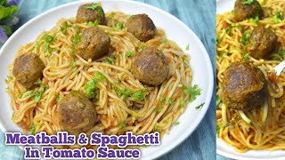 Meatballs And Spaghetti RecipeMeatballs And Spaghetti SauceSpaghetti And Meatballs Italian [upl. by Selij300]