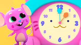 Hickory Dickory Dock  More Nursery Rhymes amp Children Songs [upl. by Derf]