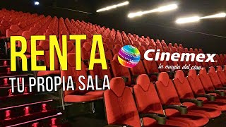 ¡RENTA una SALA de CINE  Mi Sala Cinemex [upl. by Acimehs]