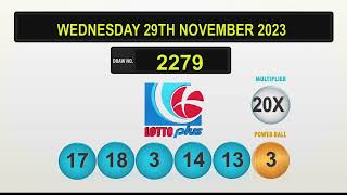 Nlcb Lotto Plus Draw Results Wednesday 29th November 2023 [upl. by Placidia]