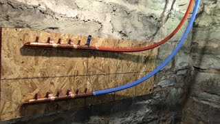 Installing PEX Water Lines [upl. by Aiceled]