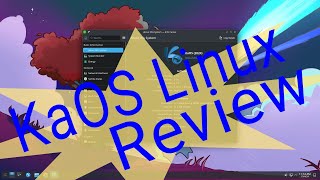 KaOS Linux review  love the installer 64bit only system [upl. by Aniri]