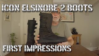 Icon Elsinore 2 Boot First ImpressionsReview [upl. by Breed]