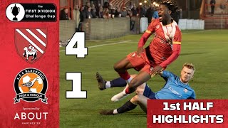 Droylsden FC 4 Vs AFC Blackpool 1 quotFirst Half Goal from Kattahquot in the Edward Case Cup 🏆 [upl. by Hanafee]