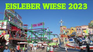 Eisleber Wiese 2023 Großartige Attraktionen auf dem größten Volksfest Mitteldeutschlands [upl. by Dumanian]