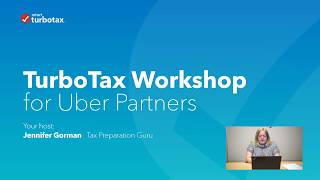 TurboTax Canada Uber Partner Webinar for the 2017 Tax Year [upl. by Lilian]