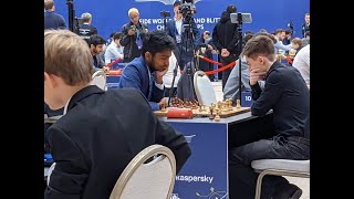 Daniil Dubov vs Chithambaram Aravindh I Round 5 I FIDE World Rapid Chess Championship 2023 [upl. by Manley]