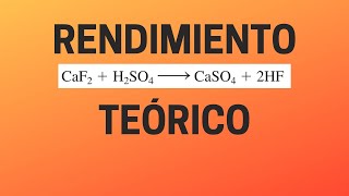 Como CALCULAR el RENDIMIENTO TEÓRICO de una Reacción [upl. by Ettelimay]