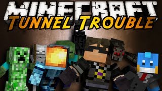 Minecraft MiniGame  TUNNEL TROUBLE [upl. by Baerman]