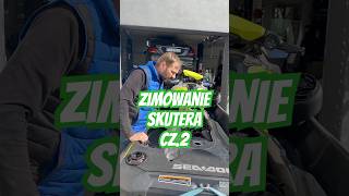 Zimowanie skutera cz 2 seadoo skuterwodny [upl. by Chitkara854]