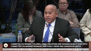 Sen Dela Rosa questions Alice Guo about the former PNP Chief  GMA Integrated News [upl. by Miyasawa914]