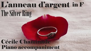 Cécile Chaminade quotLanneau Dargentquot in F The Silver Ring Piano Accompaniment [upl. by Cosimo973]