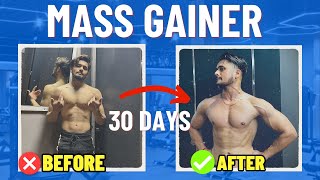 मेरी MASS GAINER TRANSFORMATION  Mass Gainer Transformation  Mass Gainer Before amp After [upl. by Ostap]