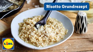 Einfaches Risotto Grundrezept  30 min  6 Zutaten  Lidl Kochen [upl. by Nahk]