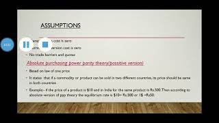 quotpurchasing power parity theoryquot [upl. by Ranee]