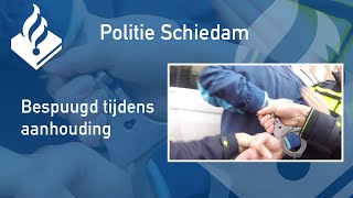 Politie PRO247 Bespuugd tijdens aanhouding [upl. by Rairb]