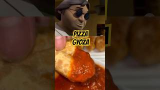 FRIED Pizza Gyoza from Teenage Mutant Ninja Turtles foodshorts cookingasmr tmnt pizza gyoza [upl. by Annor]