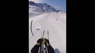 Skiing In Switzerland incredible speed no try it [upl. by Matlick191]