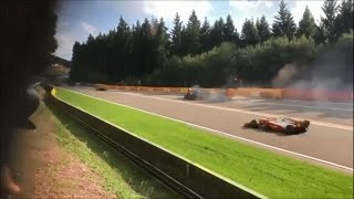 Anthoine Hubert Fatal Crash  Formula 2 SpaFrancorchamps 2019 [upl. by Annais]