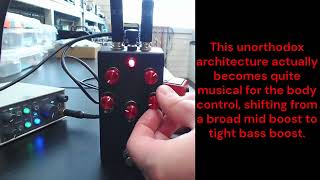 Original Bass Preamp Pedal Preliminary Demo [upl. by Dani]