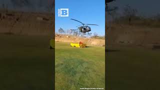 FireFight Ecuadorian Chopper Takes Off to Fight Massive Wildfire [upl. by Nereen]