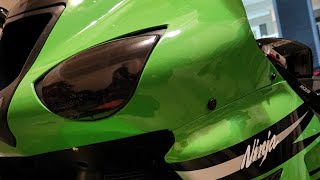 2007 Kawasaki Ninja ZX6R  Black Widow Header Exhaust  Sound clips [upl. by Lohman]