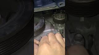 Drive belt tensionmechanic automobile shortvideo reels [upl. by Chrysler]