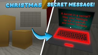 I Found A Christmas LAPTOP MESSAGE 😱 in Brookhaven 🏡RP ROBLOX [upl. by Eneri29]