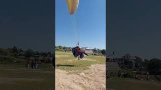 Tandem paraglider landing paragliding viral shorts [upl. by Peri]