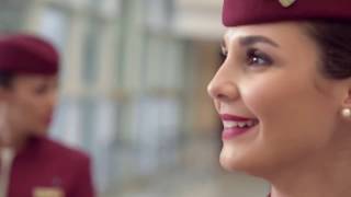 QATAR AIRWAYS CABIN CREW LIFE  Documentary [upl. by Inal]