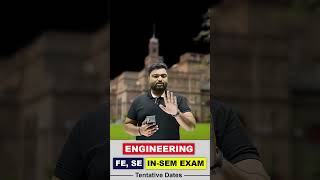 Engineering InSem Exam SPPU Tentative Dates  sppu engineeringmaths [upl. by Sheply864]