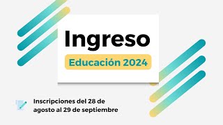 Instructivo inscripciones Ingreso 2024 [upl. by Beckman]