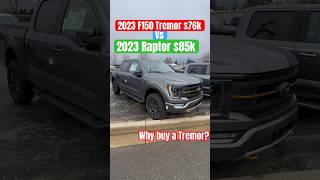 2023 Ford F150 Tremor vs 2023 Ford F150 Raptor why would you buy a Tremor over a fordraptor [upl. by Miranda]