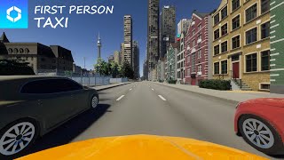 Cities Skylines 2  FIRST Person Drive  TAXI [upl. by Frederico996]