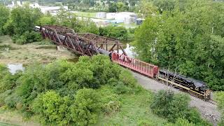 ALCOs amp Bridges On The Bath amp Hammondsport 8202024 [upl. by Scheck64]