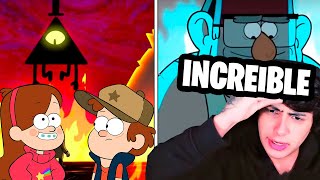 reaccionando a TODO EL LORE de GRAVITY FALLS xdd [upl. by Aicirt]