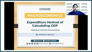 Expenditure Method of Calculating GDP  National Income Accounting  EduSure [upl. by Tsirc]