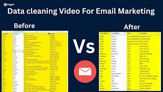 Data cleaning Video For Email Marketing  Lead Scraping PRO [upl. by Asilrac]