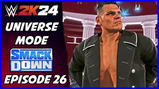 WWE 2K24  Universe Mode  Smackdown Episode 26 [upl. by Hanfurd4]