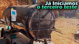 Iniciando A Terceira Carbonização Já com a nova modificação [upl. by Neetsyrk]